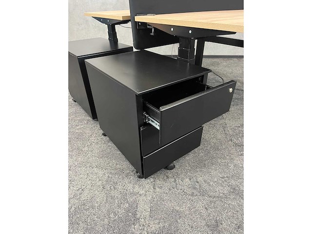 Elektrisch zit-sta duo bureau 140x75 - refurbished - afbeelding 7 van  17