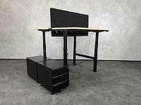 Elektrisch zit-sta duo bureau 140x75 - refurbished - afbeelding 12 van  17