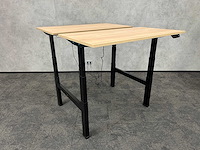 Elektrisch zit-sta duo bureau 140x75 - refurbished - afbeelding 2 van  3