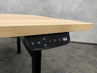 Elektrisch zit-sta duo bureau 140x75 - refurbished - afbeelding 4 van  11