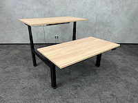 Elektrisch zit-sta duo bureau 140x75 - refurbished - afbeelding 1 van  11