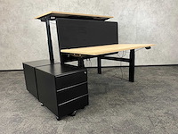 Elektrisch zit-sta duo bureau 140x75 - refurbished - afbeelding 1 van  17