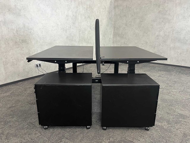 Elektrisch zit-sta duo bureau 140x75 - afbeelding 3 van  11
