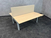 Elektrisch zit-sta duo bureau met tussenschot 160x80 - afbeelding 5 van  17