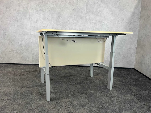 Elektrisch zit-sta duo bureau met tussenschot 160x80 - afbeelding 13 van  17