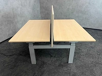 Elektrisch zit-sta duo bureau met tussenschot 160x80 - afbeelding 7 van  17