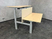 Elektrisch zit-sta duo bureau met tussenschot 160x80 - afbeelding 12 van  17