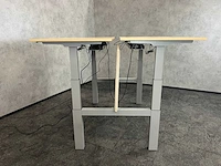 Elektrisch zit-sta duo bureau met tussenschot 160x80 - afbeelding 15 van  17