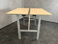 Elektrisch zit-sta duo bureau met tussenschot 160x80 - afbeelding 16 van  17