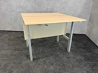 Elektrisch zit-sta duo bureau met tussenschot 160x80 - afbeelding 14 van  17