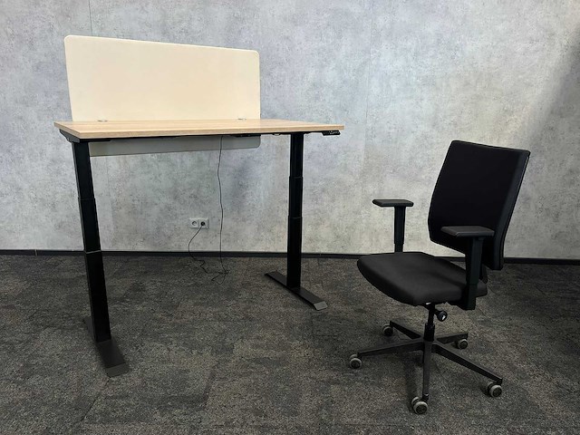Elektrisch zit-sta werkplek 140x80 - afbeelding 4 van  25