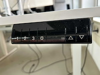 Elektrisch zit/sta bureau wit - afbeelding 2 van  3