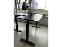 Elektrisch zit/sta bureau zwart - afbeelding 2 van  3