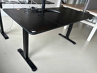 Elektrisch zit/sta bureau zwart - afbeelding 1 van  2