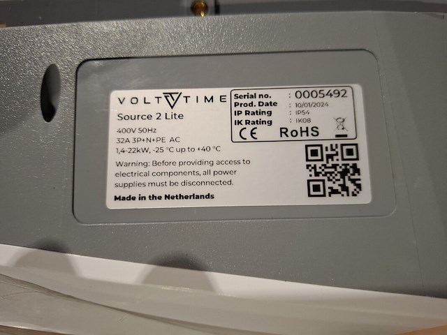 Elektrische auto lader volt time, source 2 cable, wit, bouwjaar 2024 - afbeelding 3 van  5