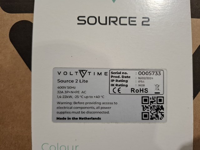 Elektrische auto lader volt time, source 2 lite cable, grijs, bouwjaar 2024 - afbeelding 3 van  4