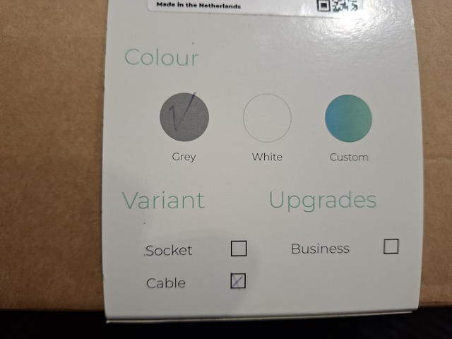 Elektrische auto lader volt time, source 2 lite cable, grijs, bouwjaar 2024 - afbeelding 4 van  4