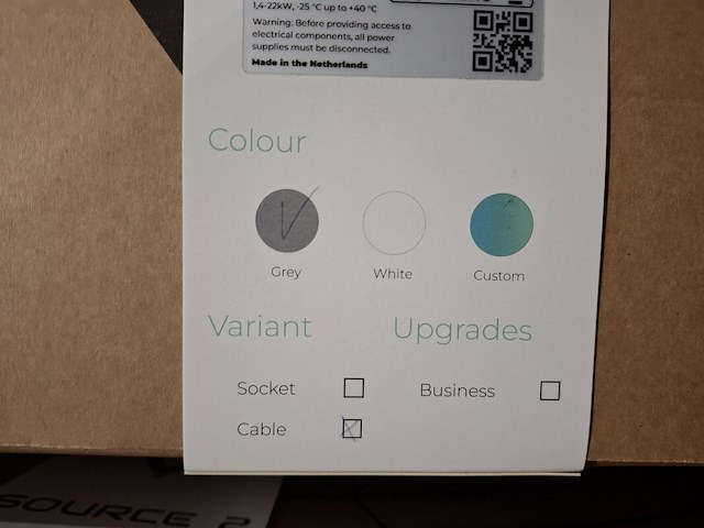 Elektrische auto lader volt time, source 2 lite cable, grijs, bouwjaar 2024 - afbeelding 4 van  4