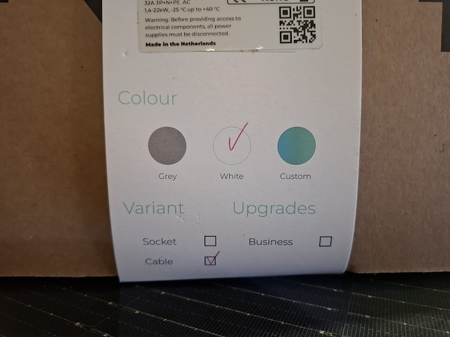 Elektrische auto lader volt time, source 2 lite cable, wit, bouwjaar 2024 - afbeelding 4 van  5