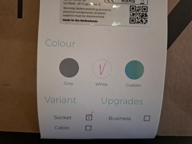 Elektrische auto lader volt time, source 2 lite socket, wit, bouwjaar 2024 - afbeelding 4 van  5