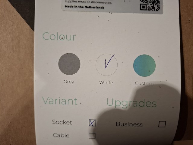 Elektrische auto lader volt time, source 2 lite socket, wit, bouwjaar 2024 - afbeelding 3 van  4