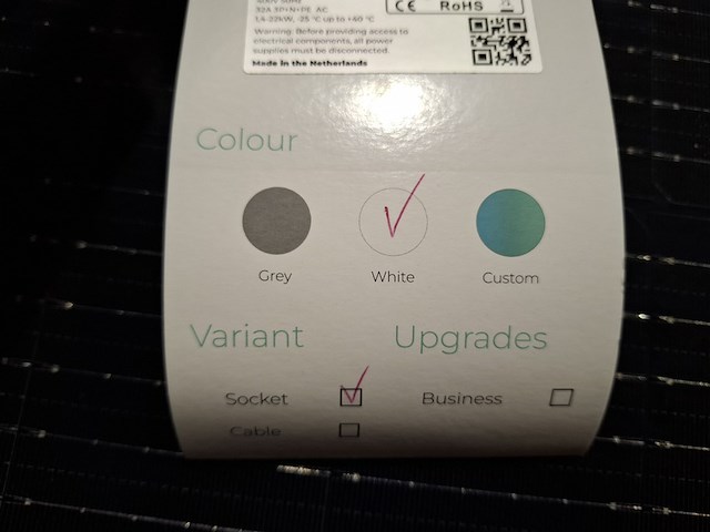 Elektrische auto lader volt time, source 2 lite socket, wit, bouwjaar 2024 - afbeelding 4 van  5