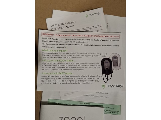 Elektrische auto lader zappi, 2h22tb, bouwjaar 2022 - afbeelding 4 van  4