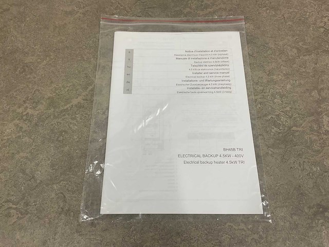 Elektrische backup 4,5 kw - afbeelding 7 van  9