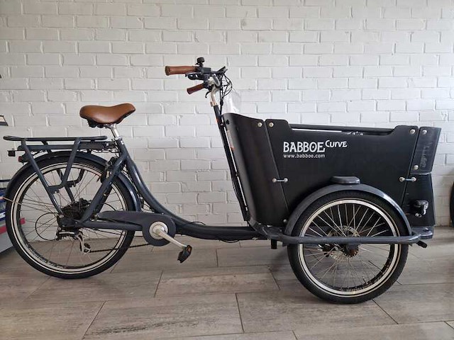 Elektrische bakfiets, babboe, curve, blauw - afbeelding 1 van  16