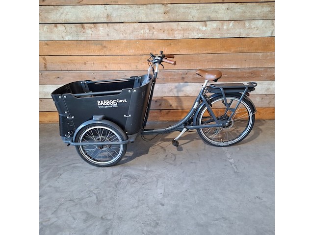 Elektrische bakfiets, babboe, curve, blauw - afbeelding 9 van  16