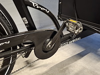 Elektrische bakfiets | driewieler, troy bikes / vogue, zwart - afbeelding 2 van  25