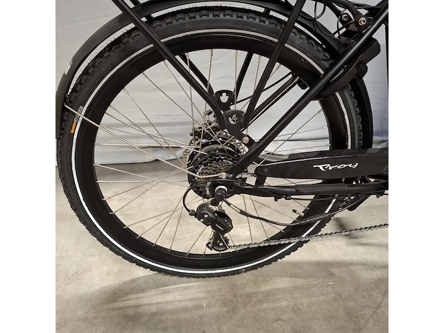 Elektrische bakfiets | driewieler, troy bikes / vogue, zwart - afbeelding 5 van  25