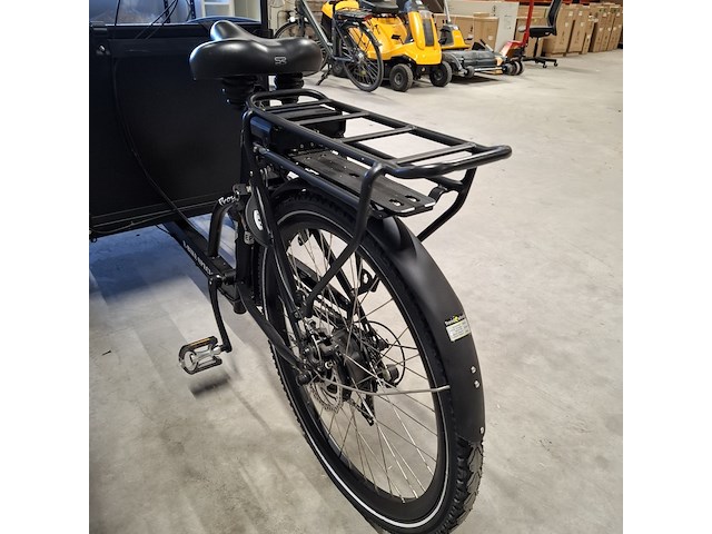 Elektrische bakfiets | driewieler, troy bikes / vogue, zwart - afbeelding 7 van  25