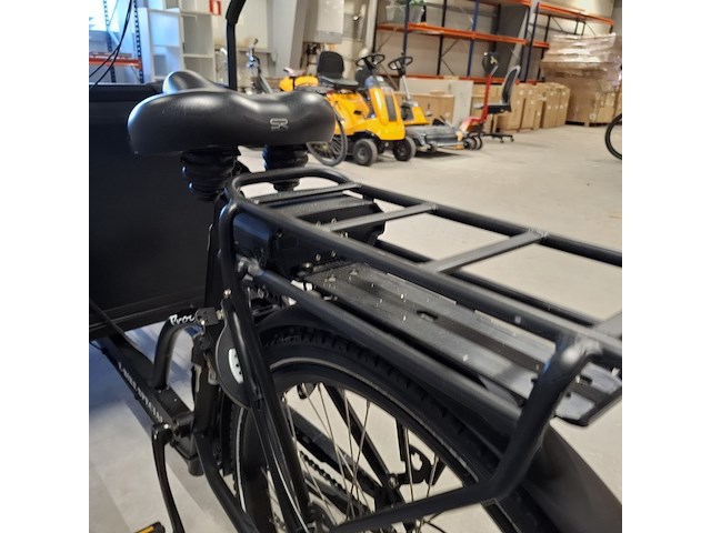 Elektrische bakfiets | driewieler, troy bikes / vogue, zwart - afbeelding 9 van  25