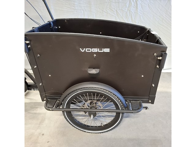 Elektrische bakfiets | driewieler, troy bikes / vogue, zwart - afbeelding 22 van  25