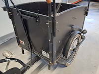 Elektrische bakfiets | driewieler, troy bikes, zwart - afbeelding 2 van  25