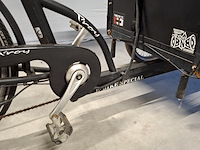 Elektrische bakfiets | driewieler, troy bikes, zwart - afbeelding 3 van  25
