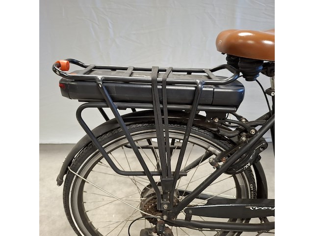 Elektrische bakfiets | driewieler, troy bikes, zwart - afbeelding 5 van  25