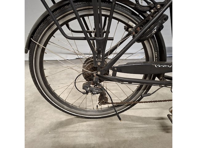 Elektrische bakfiets | driewieler, troy bikes, zwart - afbeelding 6 van  25