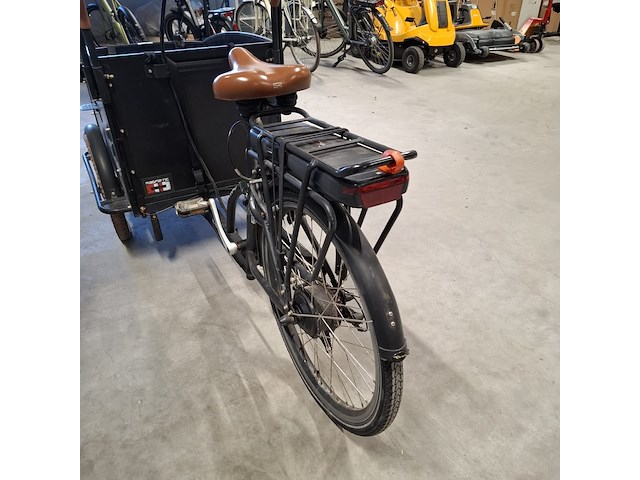 Elektrische bakfiets | driewieler, troy bikes, zwart - afbeelding 7 van  25