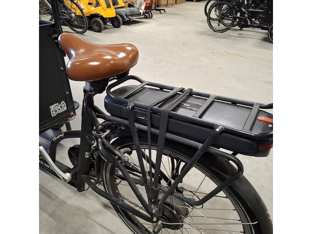 Elektrische bakfiets | driewieler, troy bikes, zwart - afbeelding 8 van  25