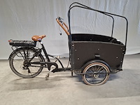 Elektrische bakfiets | driewieler, troy bikes, zwart - afbeelding 1 van  25