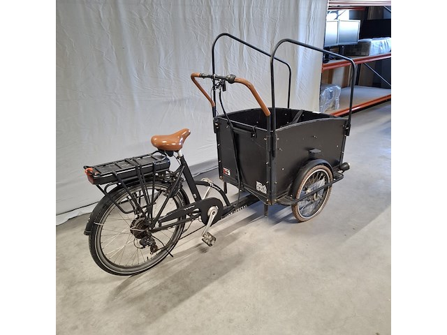 Elektrische bakfiets | driewieler, troy bikes, zwart - afbeelding 19 van  25