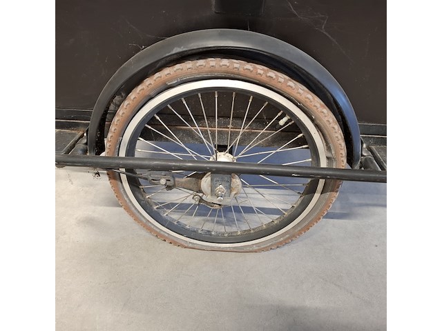 Elektrische bakfiets | driewieler, troy bikes, zwart - afbeelding 23 van  25
