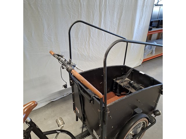 Elektrische bakfiets | driewieler, troy bikes, zwart - afbeelding 25 van  25