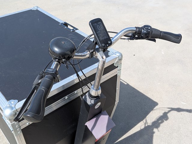 Elektrische bakfiets, met shimano steps e-bike aandrijving - afbeelding 5 van  26