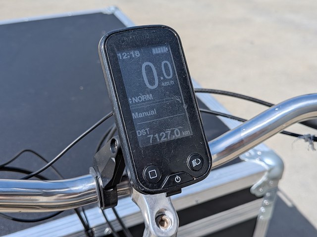 Elektrische bakfiets, met shimano steps e-bike aandrijving - afbeelding 7 van  26
