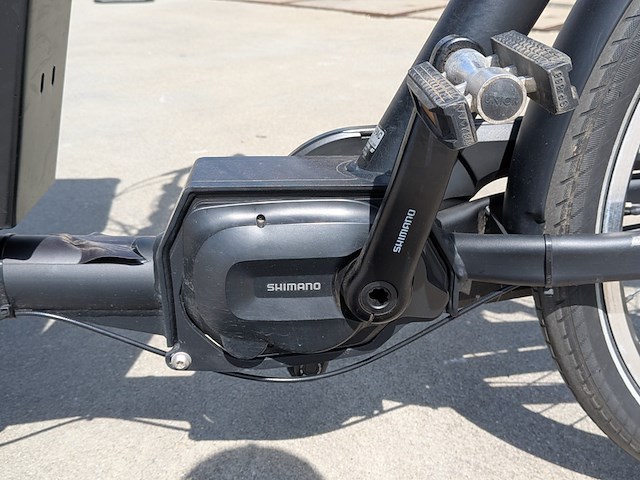Elektrische bakfiets, met shimano steps e-bike aandrijving - afbeelding 11 van  26
