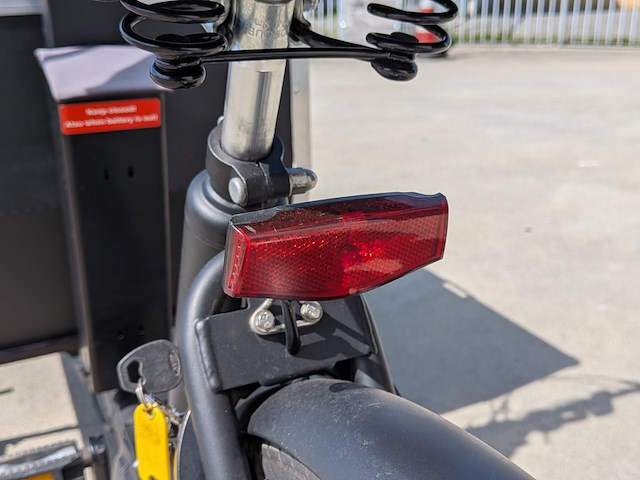 Elektrische bakfiets, met shimano steps e-bike aandrijving - afbeelding 15 van  26
