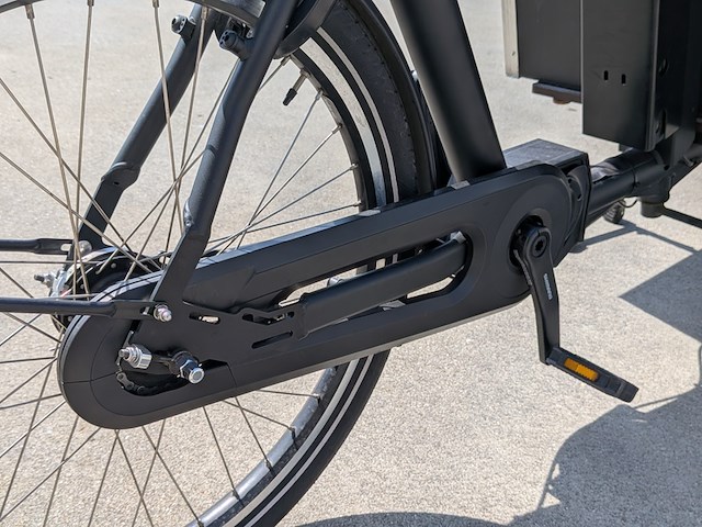 Elektrische bakfiets, met shimano steps e-bike aandrijving - afbeelding 16 van  26